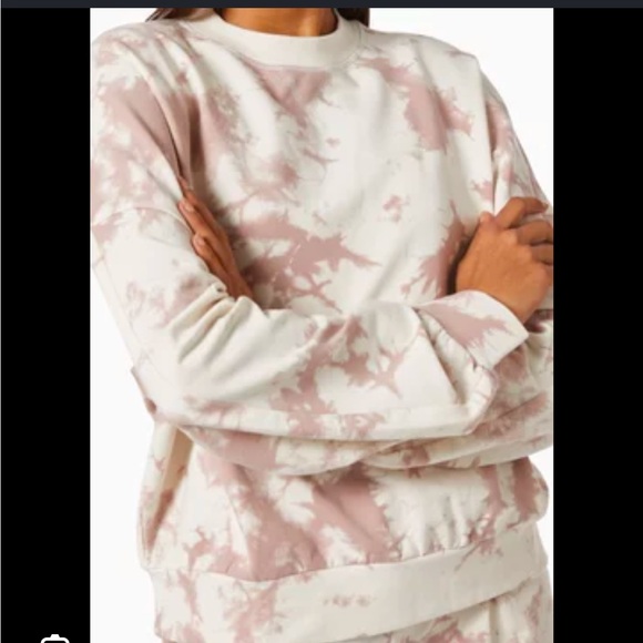 Varley Erwin Tie Dye Crew Neck Sweatshirt- Medium - Picture 2 of 10